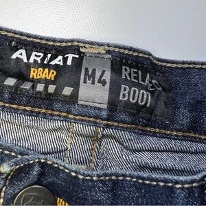 Ariat M4 Relaxed Bootcut Jeans in Dark Blue